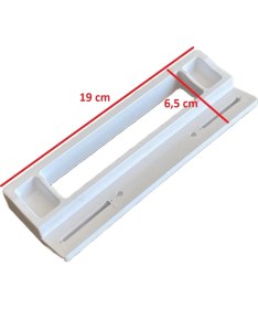 Resim Electrolux Uyumlu Buzdolabı Yandan Montajlı Kapak Mandalı Tutamağı Kapı Kolu Beyaz 