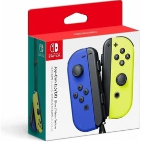 Resim Nintendo Switch Joy- Con Mavi Sarı Joycon 