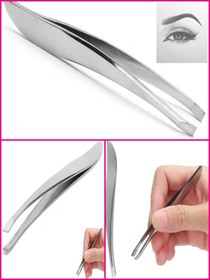 Resim Xolo Çelik Akustik Cımbız Lazerli Kavisli Eğik Uçlu İnce Cımbız Kıl Tüy Alma Çelik Cımbız XLC513 