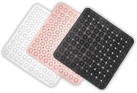 Resim Seahome Kare Masajlı Silikon Banyo & Duş Kaydırmazı Antrasit Renk Gp-150 Gp-1502 