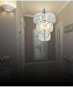 Resim Sultan Tekli Krom Lüx Taşlı Avize 