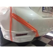 Resim Toyota Corolla Uyumlu Arka Tampon Flapları (Plastik) 