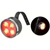 Resim Hightower Kırmızı Işıklı, 4 Led'li Ayarlanabilir Dağ Bisikleti Lambası Aksesuarı 