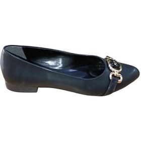 Resim Swell Soft 04-128 Kadın Tokalı Kapalı Günlük Babet Siyah Siyah 