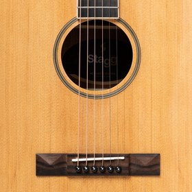 Resim Stagg SA-45 Dreadnought Akustik Gitar (LW) 
