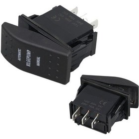 Resim Powermaster Sintine Pompa Sembollü Işıksız Yaylı 3 Pinli On-off 12-24v Marin Switch-179264 