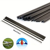 Resim Yüksek Güçlü, Hafif Karbon Fiber Çubuklar - 1mm ile 18mm (500mm) için DIY Güçlendirme, Model Yapımı ve Havacılık Uygulamaları, Havacılık Malzemeleri | Hafif Çubuklar | Düz Yüzeyli Çubuklar 