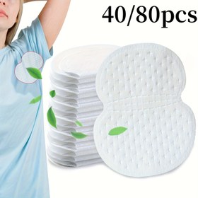 Resim 40/80 Unisex Tek Kullanımlık Koltuk Altı/Ter Pedi - Kokusuz, Görünmez Konfor Spor ve Günlük Kullanım İçin - Rahatsızlık Önleyici, Uzun Süreli Kuruluk, Yazın Vazgeçilmezi 