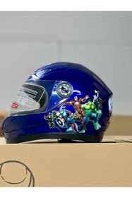 Resim Palas Motor ÇOCUK KASKI | 7-12 YAŞ | Süper Hafif Tasarım | Scooter Motosiklet | Tam Yüz Korumalı | Yumuşak Ped 