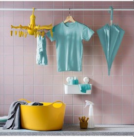 Resim Pressa Çamaşır Kurutma Askılığı, Sarı, 16 Mandallı Sarı 