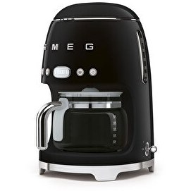 Resim Smeg 50 Style Retro Siyah Filtre Kahve Makinesi DCF02BLEU 