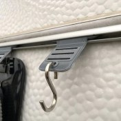 Resim 6/7mm Çok Fonksiyonlu Karavan Tente Askı Seti, Beyaz, Kancalı 
