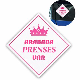 Resim Kolezia Dikkat Arabada Erkek Ve Kız Bebek Var Emzikli Uyarı Stickerı Araba Camı İçin Güvenlik Etiketi 10 cm 