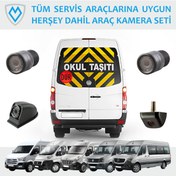 Resim UNIQUE UQ-M7012M QDV Kayıtlı Kamera Sistemi ( Monitör+4 Kamera) 