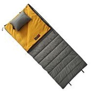 Resim Naturecamp Oga 200 -5 Derece Birleşebilir Yastıklı Long Gri Uyku Tulumu 