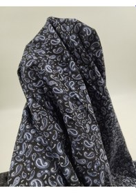 Resim Kışlık Belmando Şal Desen Viskon Kumaş 