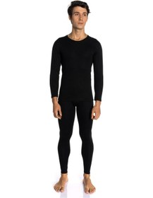 Resim Thermal Erkek Uzun Kol Fanila Xxl Beden Siyah 