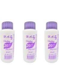Resim H.A.S Oksidan Peroksit 20 Volüm %6 60 Ml X 3 (431945539) 