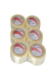 Resim Koli Bandı 45x100 Astel Koli Bantı 6 Adet Şeffaf Koli Bandı 