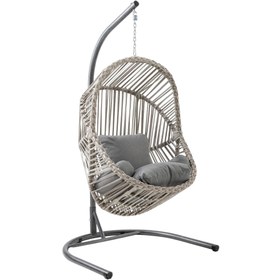Resim Rehome Kapadokya Tek Kişilik Rattan Bahçe Salıncağı | Beyaz 