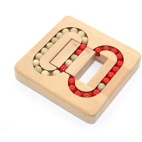 Resim Ahşap Eğitici Rubik Küp Oyunu 