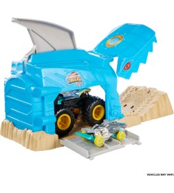 Resim Hot Wheels® Monster Trucks Fırlatıcı Oyun Seti Serisi Monster Truck Aracı ve 1:64 ölçekli Hot Wheels® araba içerir 4 yaş ve üzeri GKY03 