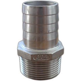 Resim 1 ½'' X 38mm 304 Kalite Paslanmaz Dişli Hortum Rekoru 