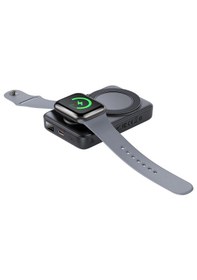 Resim Mcdodo MC-1461 10000 mAh Apple Uyumlu iPhone ve Watch 2in1 Kablosuz Powerbank 