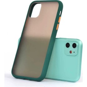 Resim Case 4U Apple iPhone 11 Kılıf Mat Yüzey Defence Silikon Fri Arka Kapak Koyu Yeşil 