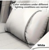 Resim Sunshine011 Dayanıklı Napa Beyaz Bel Yastığı - Yumuşak Nefes Alabilir Tüm Mevsimler Kolay Kurulum 