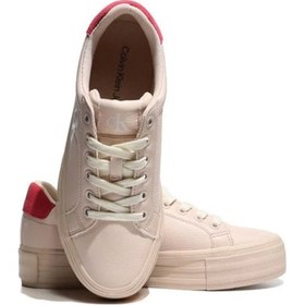 Resim Calvin Klein Kadın Pembe Logolu Sneakers Pembe 