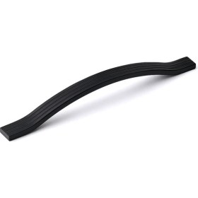 Resim Nzb Çizgili Metal Kulp Mobilya Çekmece Dolap Kapak Kulpu Paslanmaz Kulpları 224 mm Siyah 