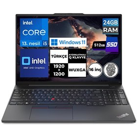 Resim ThinkPad E16 Gen1 i5-1335U 24 GB 512 GB SSD 16" WUXGA Lenovo