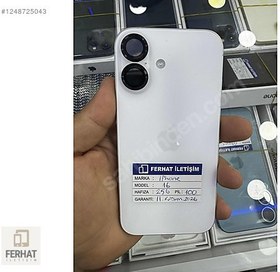 Resim Apple iPhone 16 İkinci El TR | 256 GB | Beyaz 