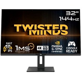 Resim TWISTED MINDS 32 TM32DUI UHD 4K 144Hz 1MS HDMI DP GSYNC PSXBOX RGB IPS GAMİNG MONİTÖR 2 YIL TWISTED MINDS GARANTİLİ - ÜCRETSİZ KARGO