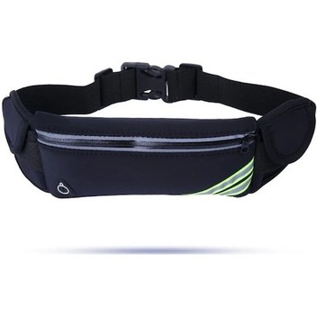 Moveevo Sporx Su Geçirmez Spor Kemer - Hafif Tasarım, Kolay Erişim Ve Eşyaları Sabit Tutma Özelliği İle Spor Ve Yürüyüşlerde Kullanıma Uygun Siyah Renk Çok Renkli