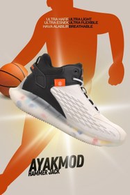 Resim Hammer Jack Claudin 101 22352 Beyaz-Siyah Erkek Basketbol Ayakkabısı 