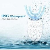 Resim Joyhub 360 Derece Akıllı Otomatik Sonic Elektrikli Diş Fırçası U Tipi 4 Modu Diş Fırçası Usb Şarj Diş Beyazlatma Mavi Işık Elektrikli Diş Fırçaları Vlra2ı 