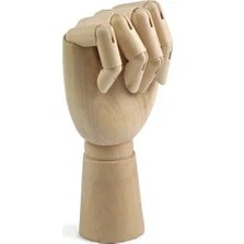 Resim Ahşap Model Mankeni Sağ El Kadın 25 Cm. 