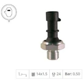 Resim Genel Markalar Yağ Müşürü Soketli (0.50 BAR) (M14 X 1.5) Fıat-cıtroen-peugeot 