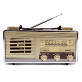 Resim Jopus Nostaljik Görünümlü El Fenerli Radyolu Bluetooth Hoparlör Older 