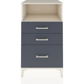 Resim Hyperion Komodin Tek Raflı 3 Çekmeceli 60X44X106 Aytaşı-Antrasit 