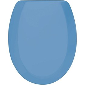 Resim Rona Mavi Tisa ThermoPlast Standart Klozet Kapağı (Alttan Monte) 