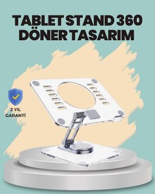 Resim Ilkeshop Çift Eksenli Ayarlanabilir Tablet Destek Standı 