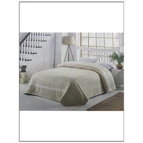 Resim Fialka Havlu Yatak Örtüsü Açık Kahve Çift Kişilik Açık Kahverengi 