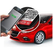 Resim 5 Adet Numaratik Qr Okuyucu Hatalı Park Cam Etiketi Sticker Numaranız Görünmez 