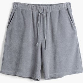 Resim Terry Flow Cotton Erkek Şort - Koyu Gri / S-M 