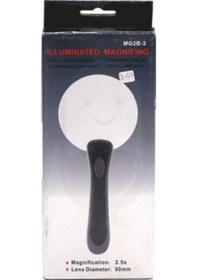 Resim 2 Led Işıklı 2.5x-90mm Okuma Büyüteç 