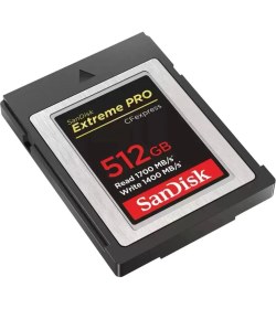 Resim SanDisk 512GB Extreme Pro CFexpress Kart Type B 1,8 inç Okuma 1700 MB/s Yazma 1400 MB/s 