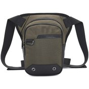 Resim Motosiklet Bacak Çantası - Oxford Kumaş Outdoor Su Geçirmez Spor Sırt Çantası Yeşil Yeşil Yeşil 